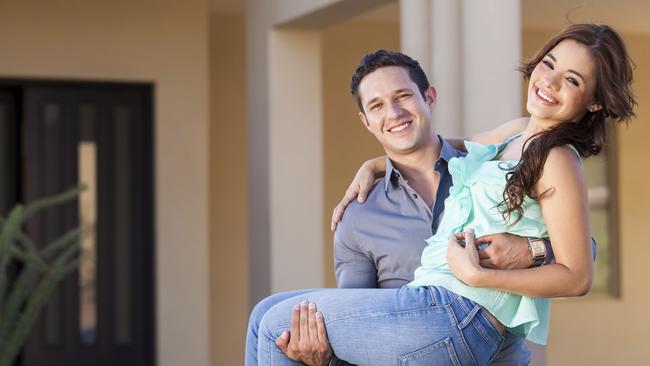 A couple outside their house. Picture: Thinkstock