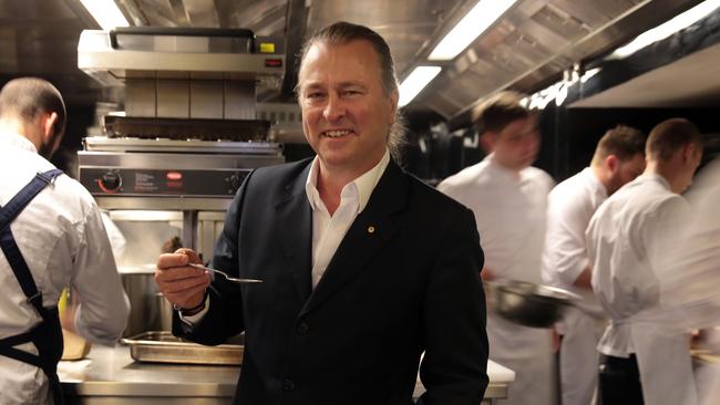 Chef Neil Perry at his restaurant Eleven Bridge in Sydney’s CBD. Picture: John Fotiadis