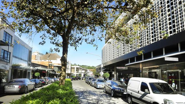 Knox Street in Double Bay. Picture: John Appleyard