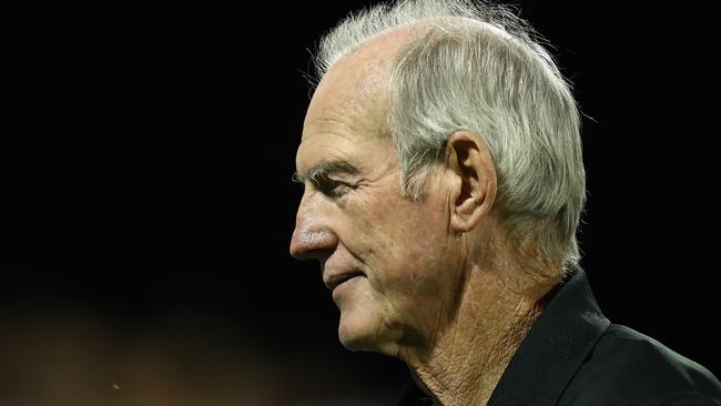 Rabbitohs coach Wayne Bennett is looking to go out a winner in 2021. Picture: Mark Metcalfe/Getty Images