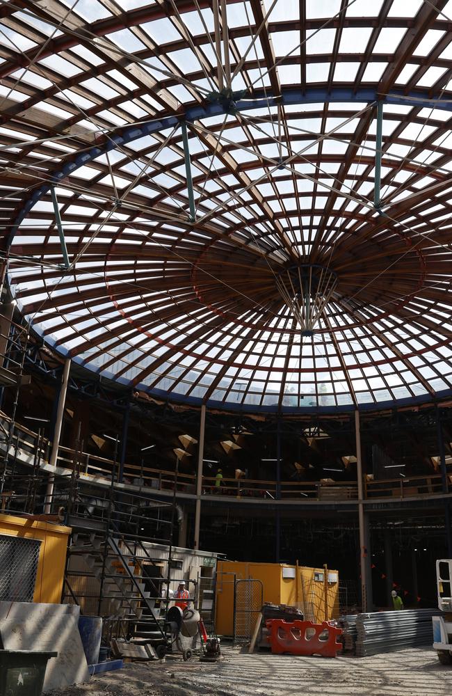 Update on the progress of work being done on the old forestry building to make it ready for staff and students from UTAS. Picture: Nikki Davis-Jones