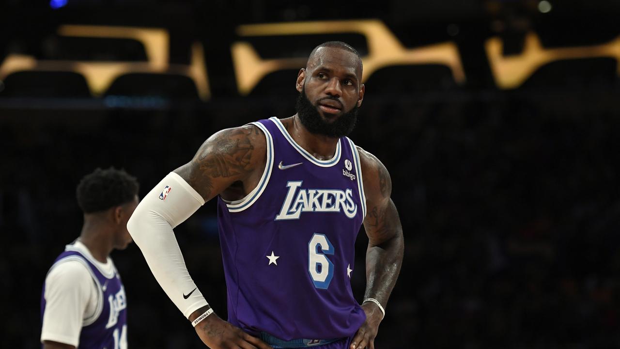 LeBron James won’t feature in this season’s playoffs. (Photo by Kevork Djansezian/Getty Images)