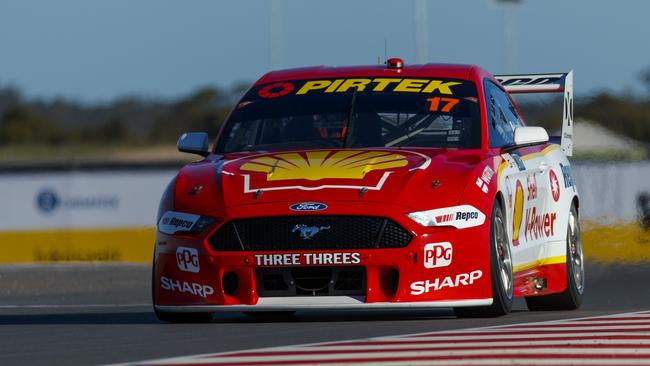 Scott McLaughlin set the fastest time in both Supercars practice sessions held at The Bend for the OTR SuperSprint. Picture: AAP Image/Supplied by Edge Photographics, Mark Horsburgh