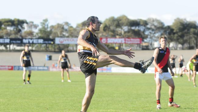 Trevor Rigney in a winning SFL grand final for Brighton. Picture: File