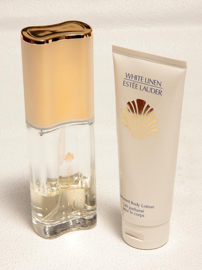 Perfume: White Linen perfume by Estee Lauder is my trademark scent. People know when I’m around.