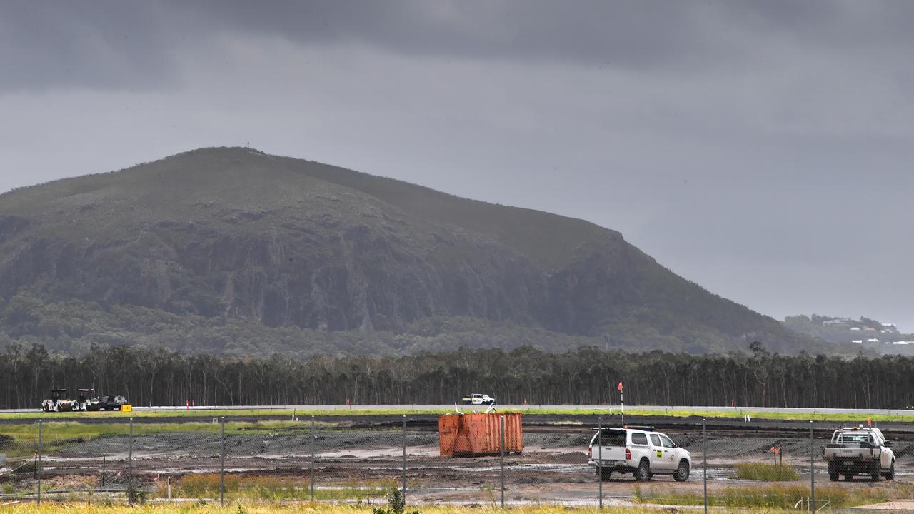 The new international runway at Sunshine Coast Airport.  Photo: John McCutcheon / Sunshine Coast Daily