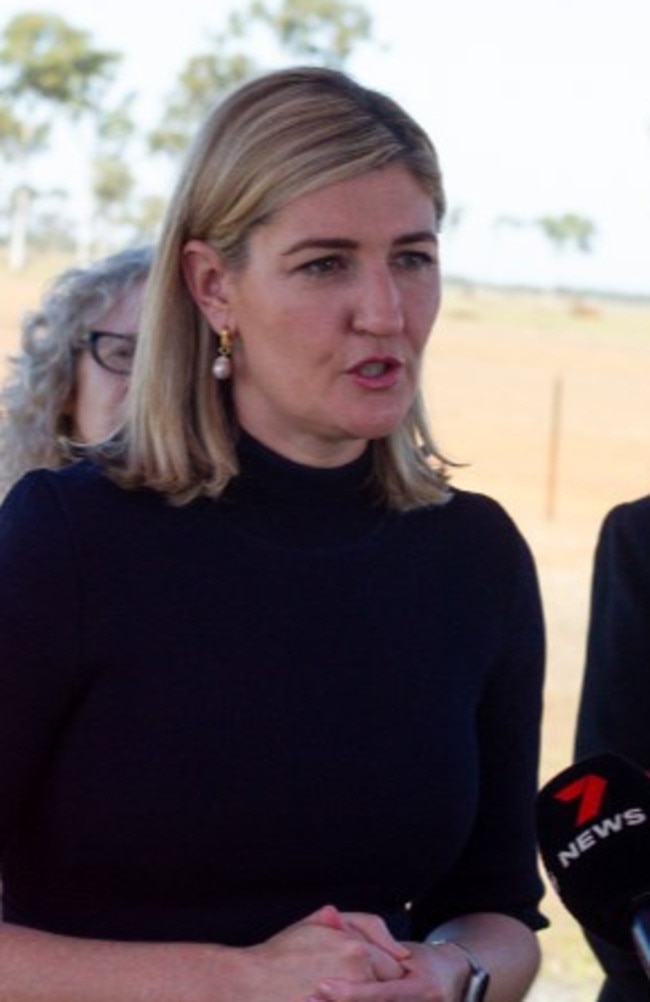 Health Minister Shannon Fentiman at the press release announcing the tender for the new Bundaberg Hospital on July 6, 2023. Picture: Nicole Strathdee