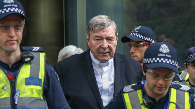 Cardinal George Pell will monitor next week’s High Court developments from his prison cell. Picture: AP.