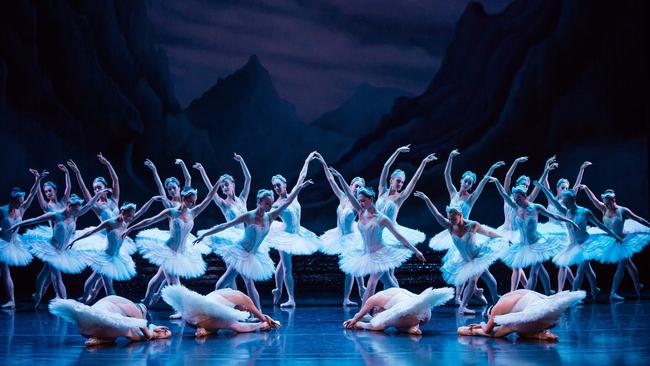 Stephen Baynes’ traditional production of Swan Lake was commissioned in 2012 for The Australian Ballet’s 50th anniversary. Picture: Kate Longley