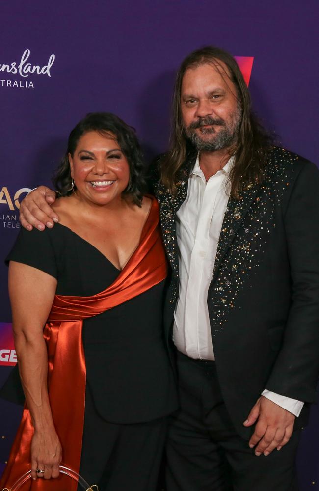 Deb Mailman and Warwick Thornton. Picture: Glenn Campbell