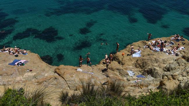 The Pillars at Mount Martha draws thousands of thrillseekers every summer. Picture: Penny Stephens