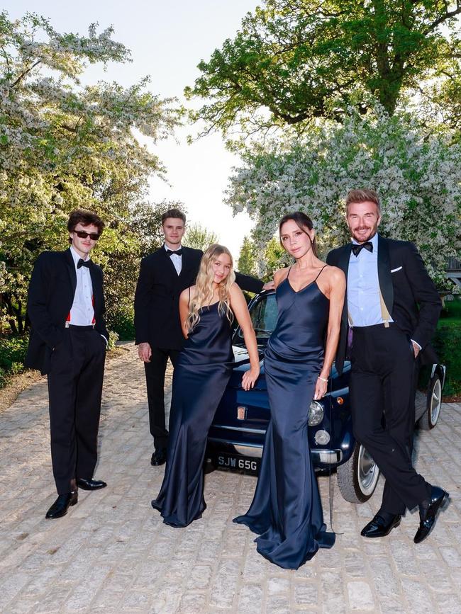 Brooklyn was nowhere to be seen at his father’s 50th celebrations. Picture: Instagram.