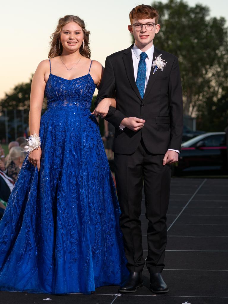 Isabella Yore and Hamish Nicholas at the 2024 Rockhampton Grammar School formal.