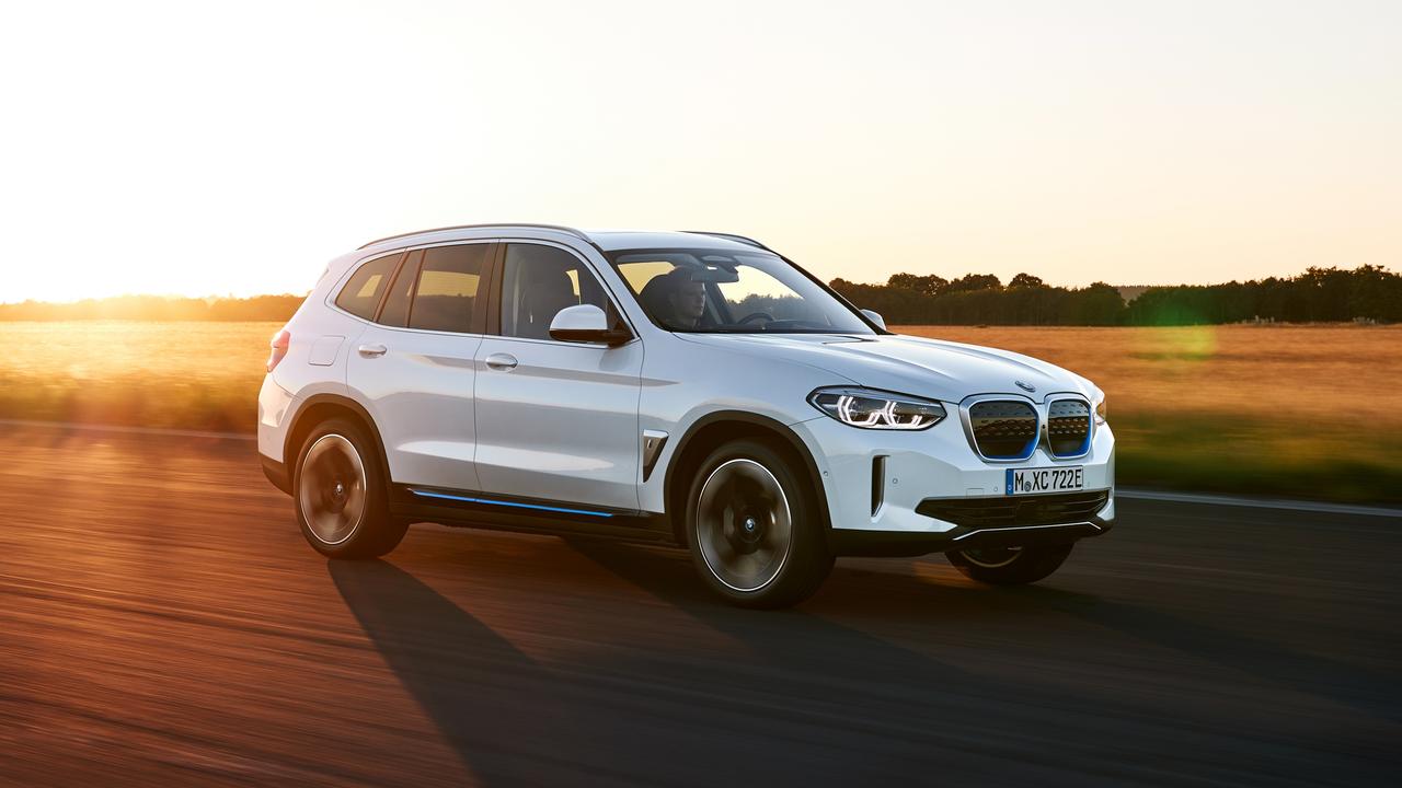 2021 BMW iX3 electric SUV.