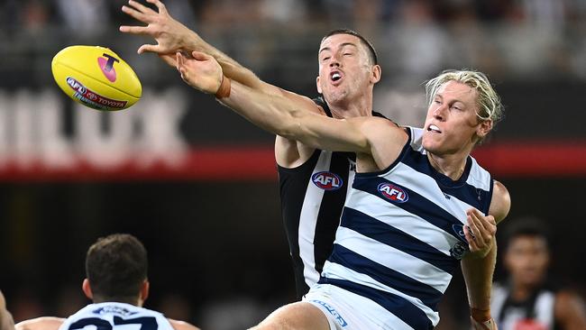 Blicavs puts his durability down to the fact he didn’t play footy through his teenage years.