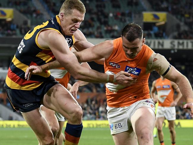 Generating repeat contests is a priority for Briggs as he looks to have maximum impact around the ground. Picture: Mark Brake/Getty Images