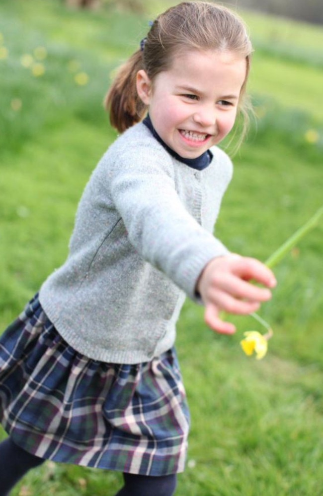 Charlotte also loves a preppy schoolgirl look. Picture: Twitter