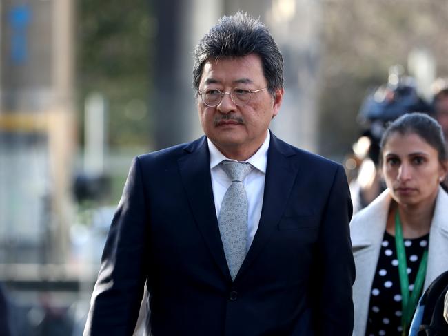 10/09/2019 TPG Executive Chairman  David Teoh leaves Federal Court in Melbourne. Picture : David Geraghty , The Australian.