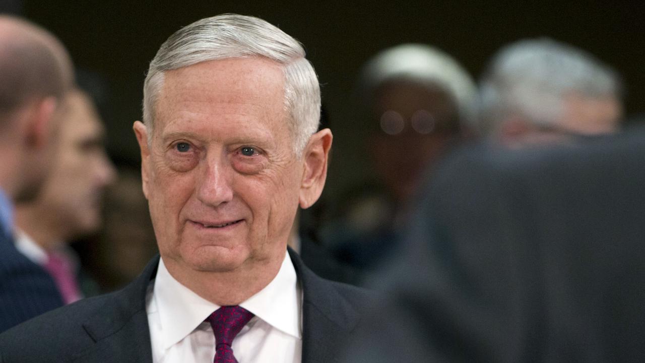 Jim Mattis is another high-profile departure from Donald Trump’s administration, resigning as Defence Secretary. Picture: Virginia Mayo/AP