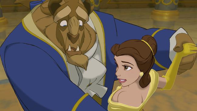 A scene from 1991 animated film 'Beauty and the Beast'.