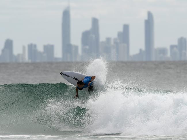 Jacob Willcox in action in his new hometown of the Gold Coast. Picture: Matt Roberts/Getty Images