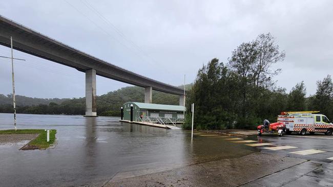 Picture of the Woronora River on Thursday morning. Picture: Woronora Bush Fire Brigade