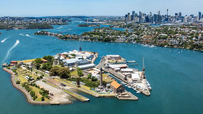 Cockatoo Island could become a new art hub. Picture: Mark Merton/Harbour Trust