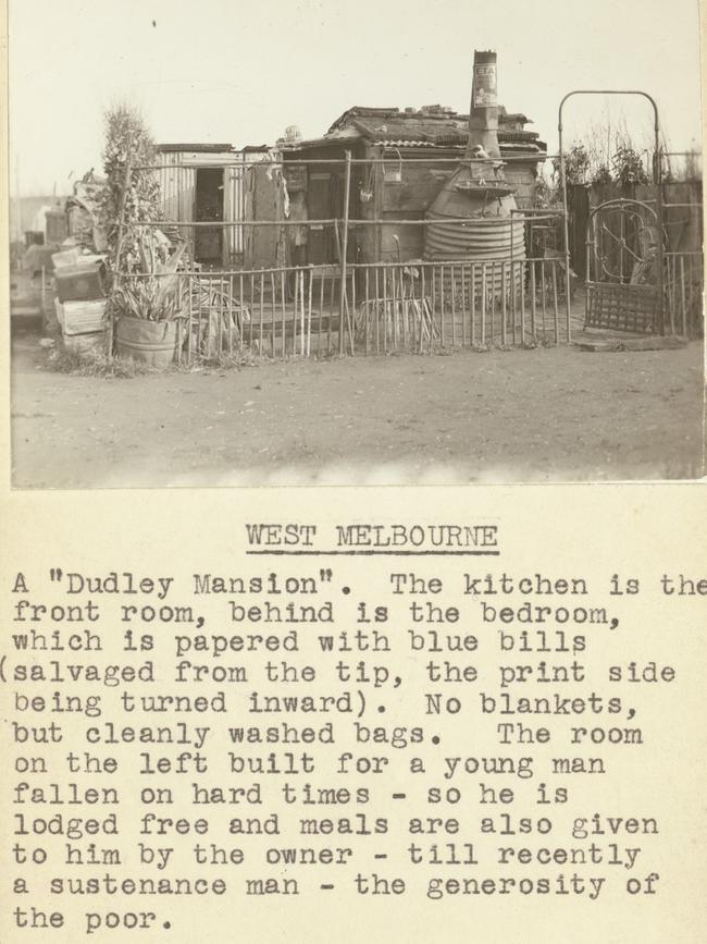 A "Dudley Mansion" at Dudley Flats in West Melbourne. Picture: F. Oswald Barnett collection, State Library of Victoria.