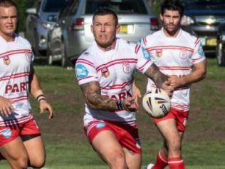 Todd Carney playing with the Byron Bay Red Devils in NRRRL. Photo Ursula Bentley@CapturedAus