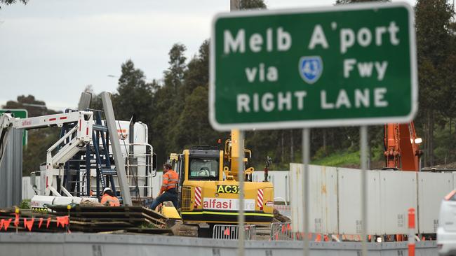 Road works on the Tulla. Picture: David Smith