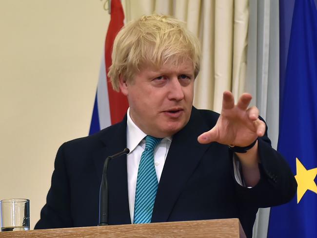 British Foreign Secretary Boris Johnson said no-one can be complacent on North Korea. Picture: AFP/Louisa Gouliamaki