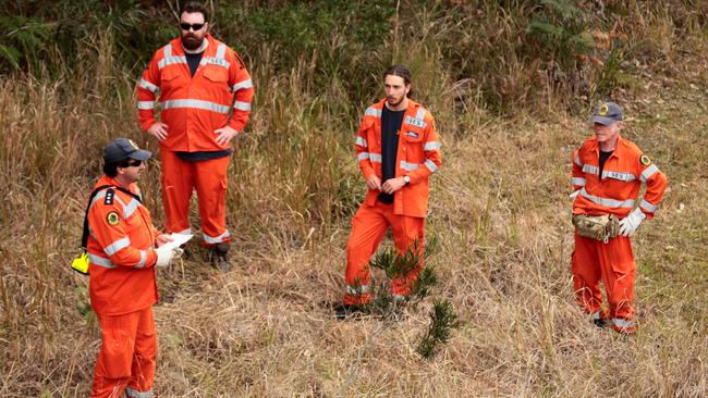 Emergency services search for William Tyrrell for a second time. Picture: Nathan Edwards