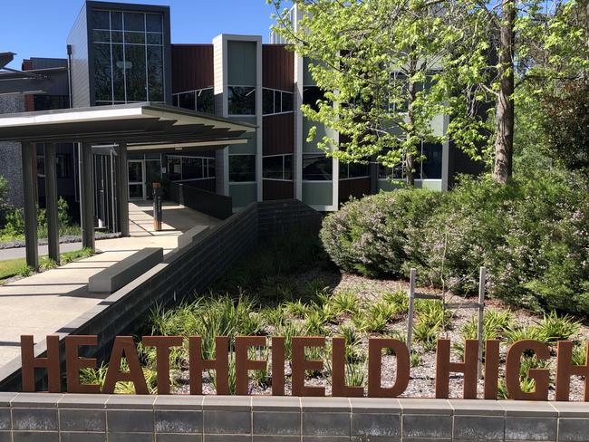 Heathfield High School sent a warning after students were caught climbing buildings late at night on Sunday. Picture: Shashi Baltutis