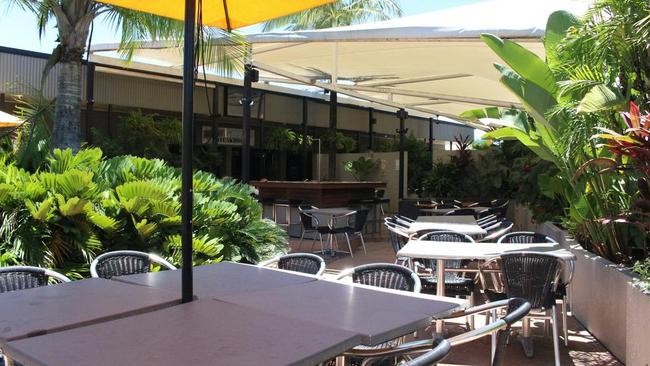 The beer garden at Metropolitan Hotel in Gordon St, Mackay, before extensive renovations. Picture: Facebook