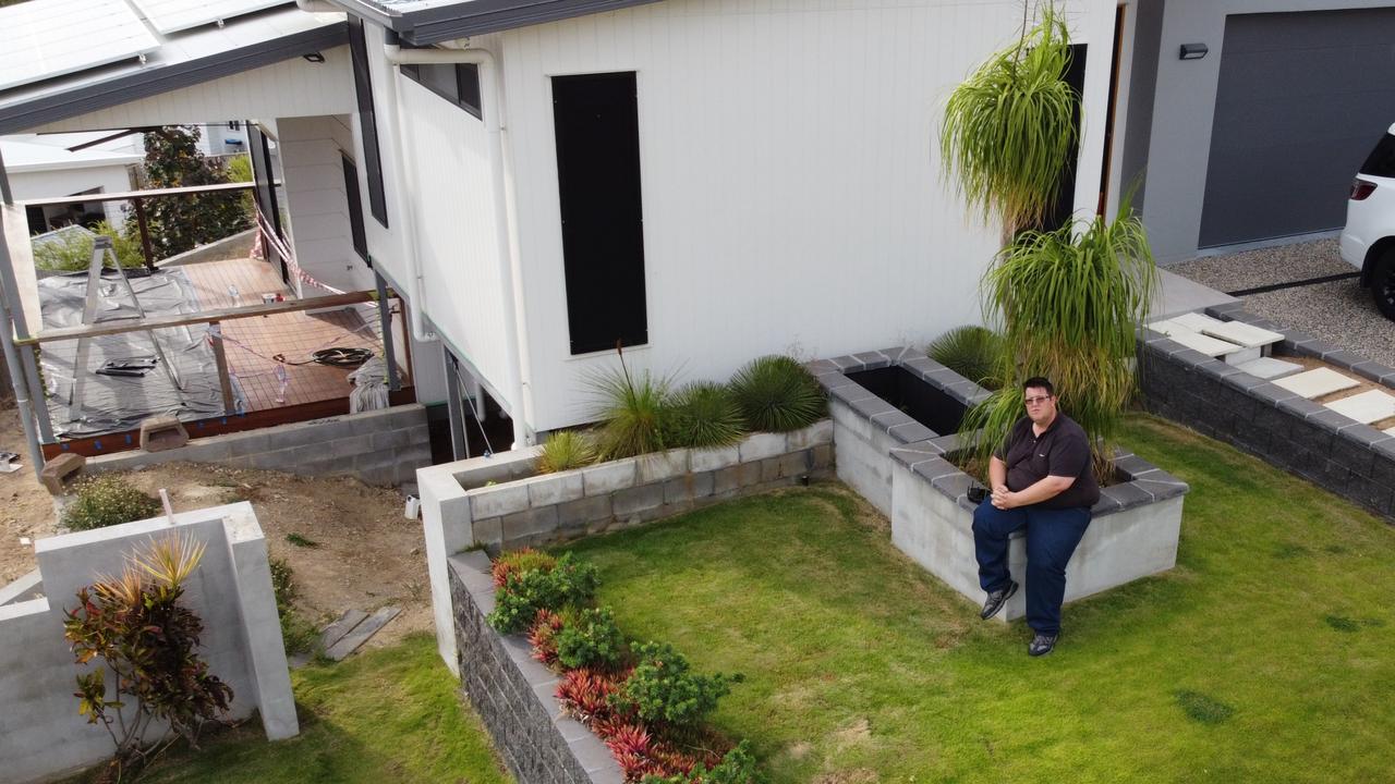 Townsville's Mark Agius says his new home was found to have 75 defects.