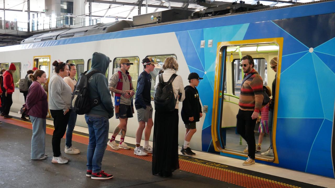Free public transport for more than 1 million Victorian children is set to be unveiled as the key cost-of-living measure in Tuesday’s state budget. Picture: Grace Frost
