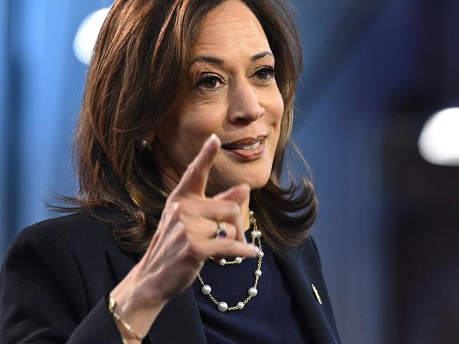 Kamala Harris’s campaign responded saying she worked at McDonald’s as a “summer job”. Picture: AFP