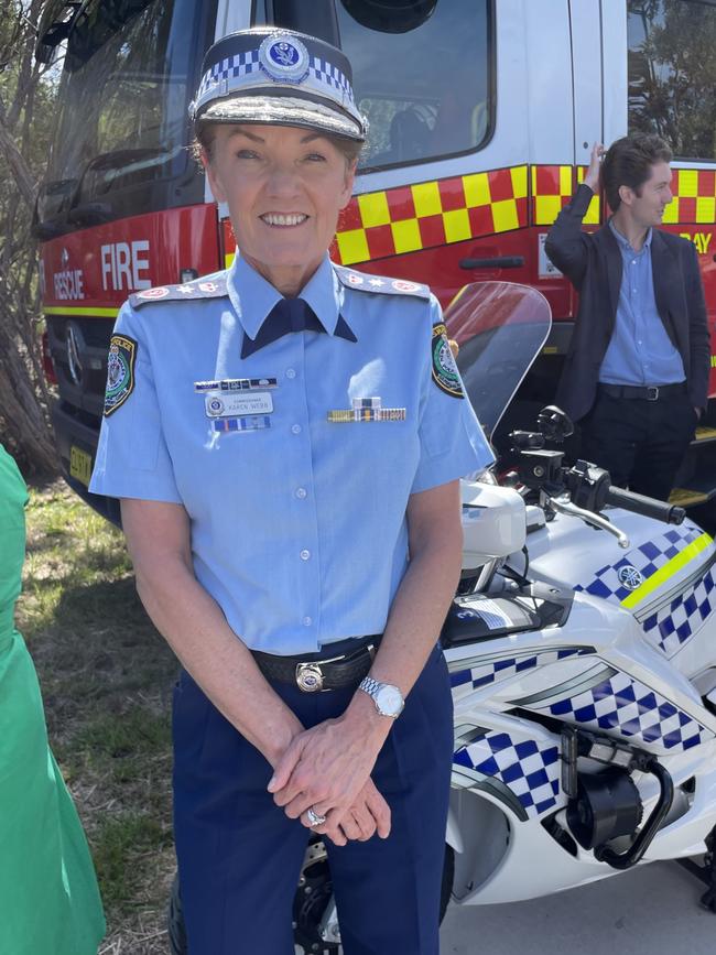 NSW Police Commissioner Karen Webb. Picture: Savannah Pocock