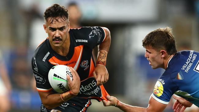 Daine Laurie returns for the Tigers. Picture: Chris Hyde/Getty Images