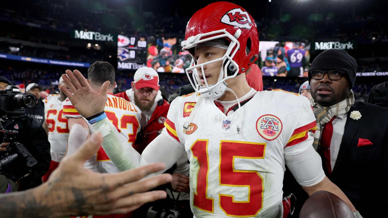 Patrick Mahomes and the Chiefs are off to the Super Bowl again. Photo: Patrick Smith/Getty Images/AFP.