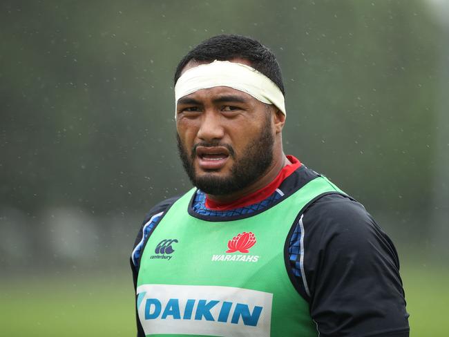 Sekope Kepu will draw inspiration from the late Dan Vickerman ahead of his 100th Waratahs cap. Picture: Phil Hillyard