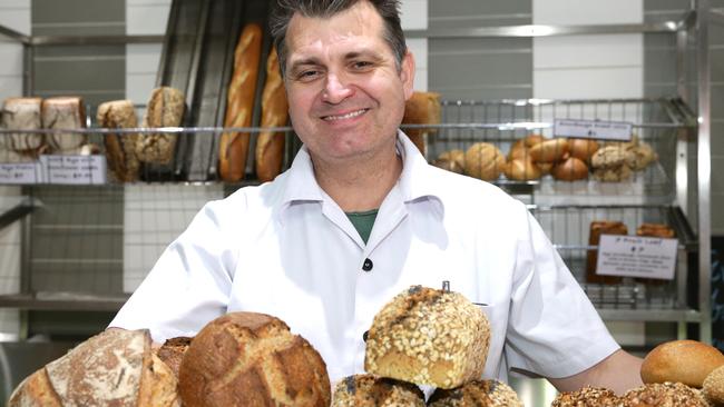 Baker Christian Tydecks in his new Dee Why bakery.