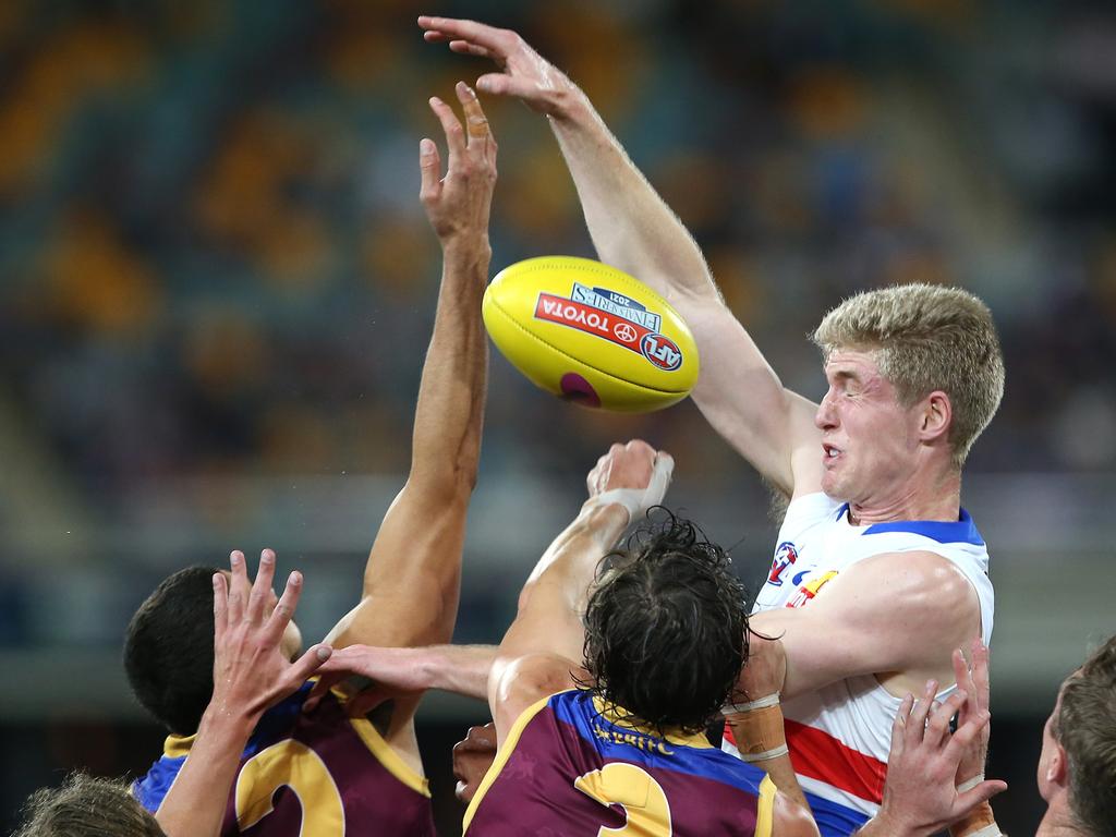 Towering Tim English must stand up for the Dogs. Picture: AFL Photos/Getty Images