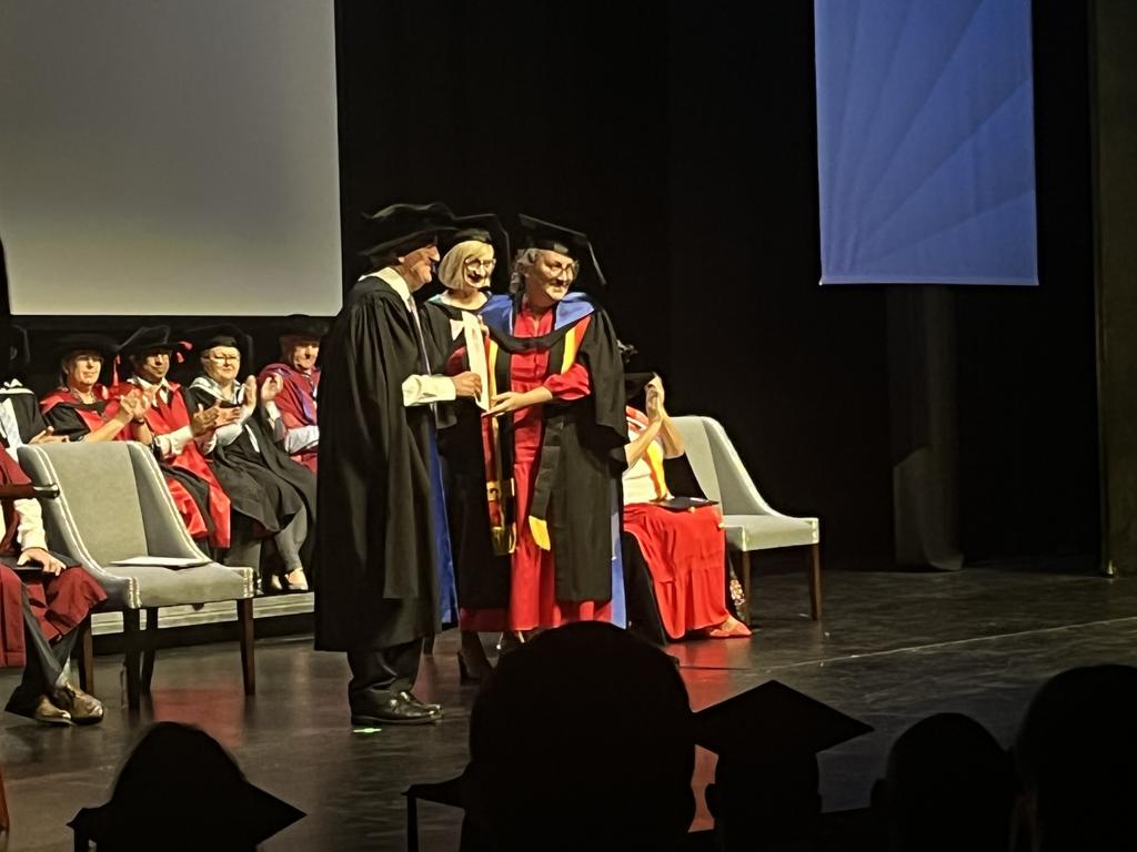 The University of the Sunshine Coast graduation ceremony at Maryborough's Brogla Theatre.