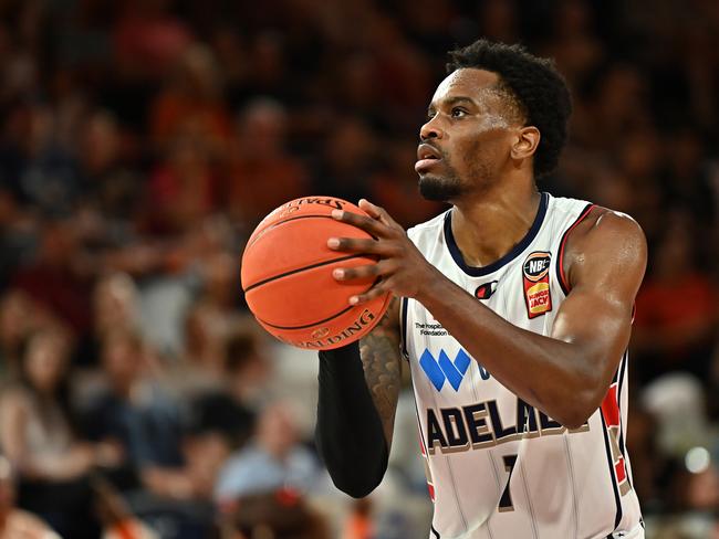 Adelaide 36ers import Antonius Cleveland recently questioned current players should commentate on games. Photo: Emily Barker/Getty Images.