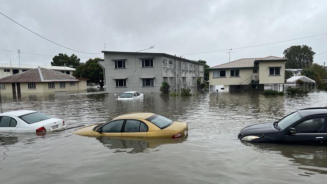 Flooding in Ingham on Monday. Picture: Cameron Bates