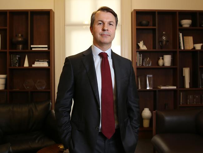 27/05/2022. Rob Luciano, fund manager at VGI Partners, photographed at their offices in Sydney ahead of their AGM. Shareholders will vote whether to sell the company to Regal Funds Management. Britta Campion / The Australian