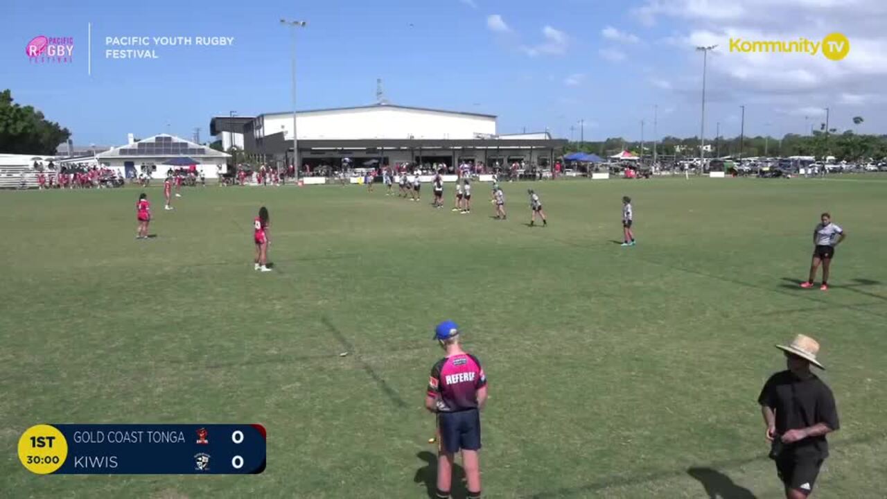 Replay: Kiwis v Gold Coast Tonga (U14 girls grand final)—2024 Pacific Youth Rugby Festival Day 3