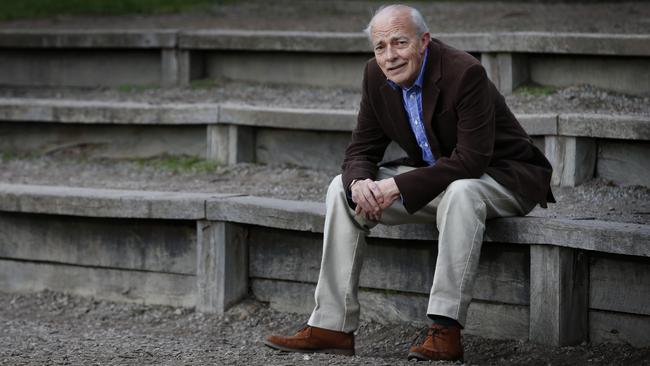 Les Carlyon pictured after being awarded a Companion of the Order of Australia for his ‘eminent service to literature through the promotion of the national identity’ Picture: David Caird