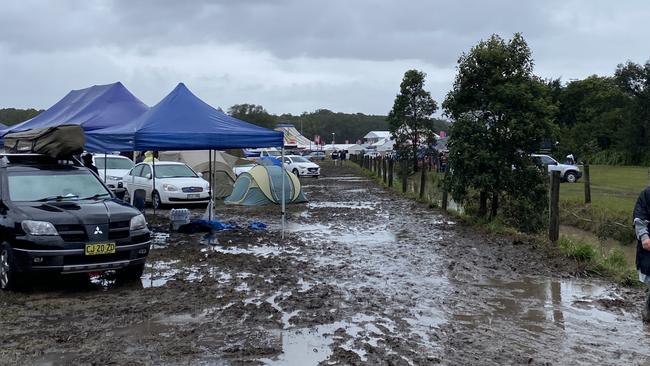 Campers have reported unsanitary conditions in campgrounds as reports of overflowing toilets and public urination filtered through social media. Picture: Berry Willow